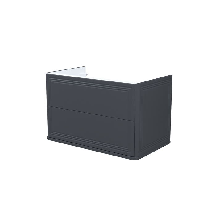 Тумба подвесная, 80 см, темно-серый, Oxford Neo, IDDIS, OXN80D0i95