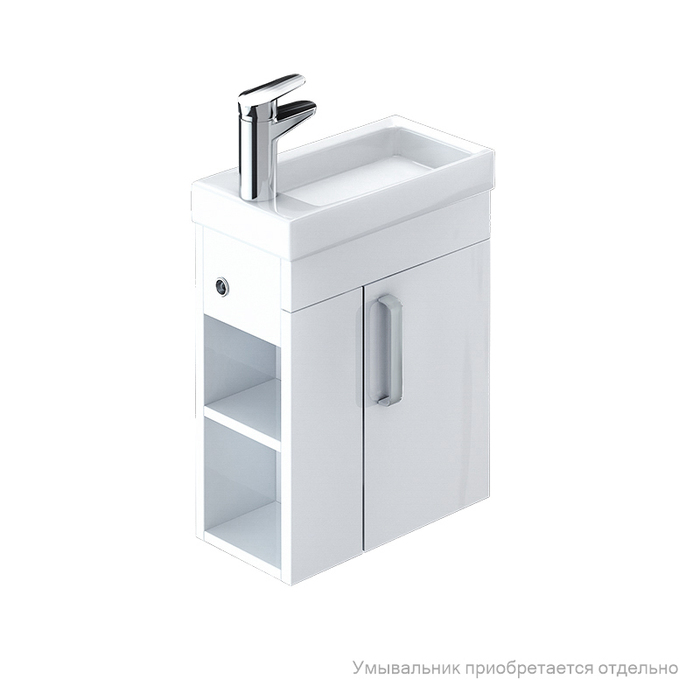 Тумба под умывальник IDDIS Torr 40 левая TOR40W1i95