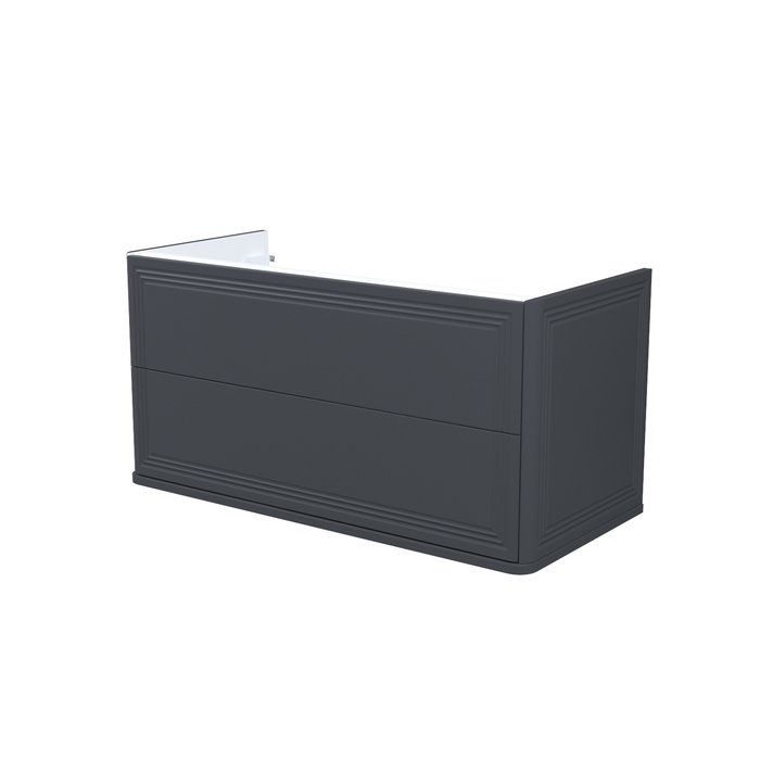 Тумба подвесная, 100 см, темно-серый, Oxford Neo, IDDIS, OXN10D0i95