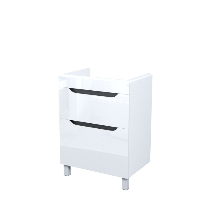 Тумба напольная, 60 см, белый, Ray, IDDIS, RAY60WFi95