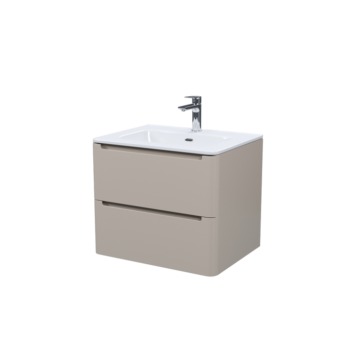 Тумба с умывальником, подвесная, 60 см, капучино, Edifice, IDDIS, EDI60C0i95K