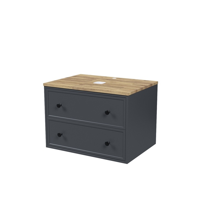 Тумба подвесная, со столешницей, 70 см, темно-серый, Torr, IDDIS, TOR70DBi95K