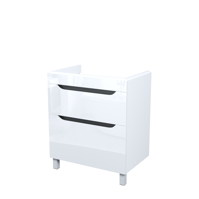 Тумба напольная, 70 см, белый, Ray, IDDIS, RAY70WFi95