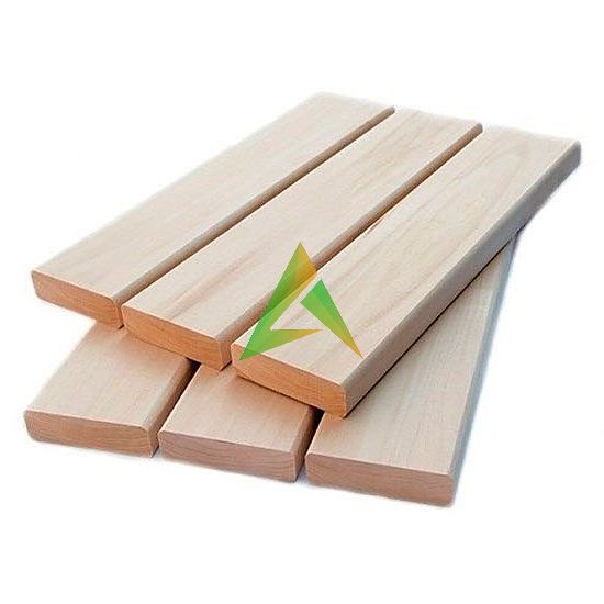 Полок из липы 90*27 мм сорт: А