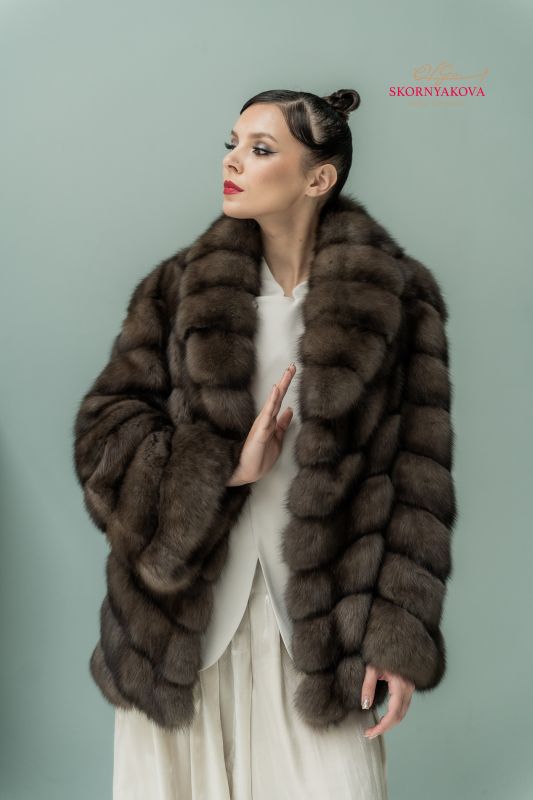 Шуба соболь автоледи. Классика