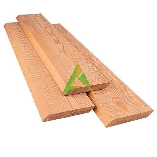 Планкен скошенный из лиственницы 20*140 мм сорт: А