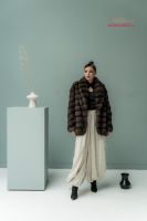 Соболиная шуба автоледи с руквом "винт"