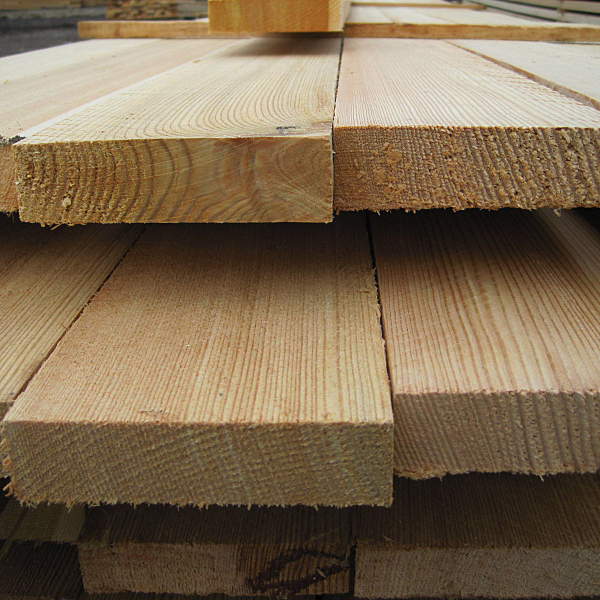 Доска обрезная из лиственницы 150*25 мм