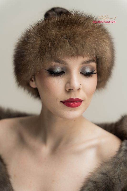 Повязка на голову из соболя