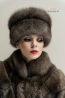 Кубанка из сильно седого баргузинского соболя