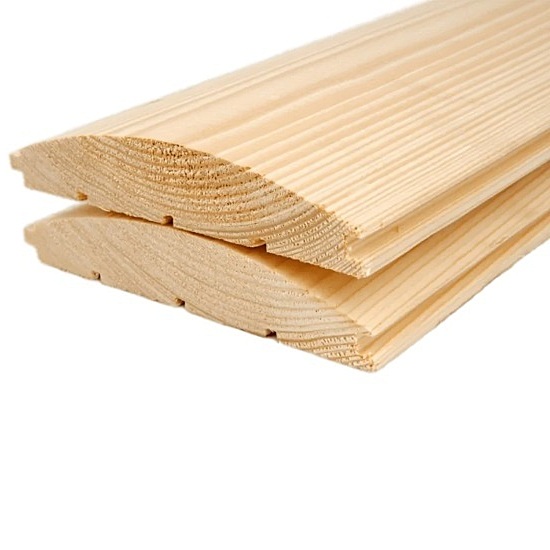 Блок хаус из Ангарской сосны 140*33 мм сорт: А