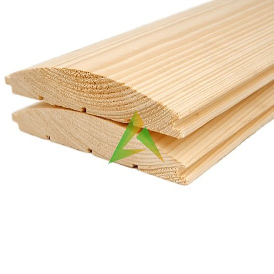 Блок хаус из Ангарской сосны 140*33 мм сорт: А