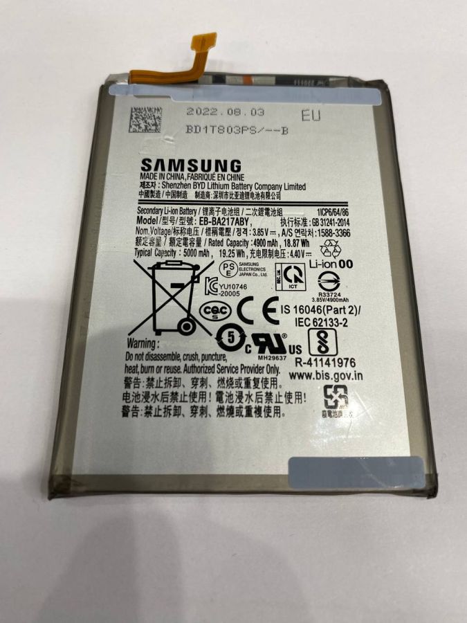 Samsung Galaxy A13 EB-BA217ABY АКБ аккумулятор оригинал с разбора