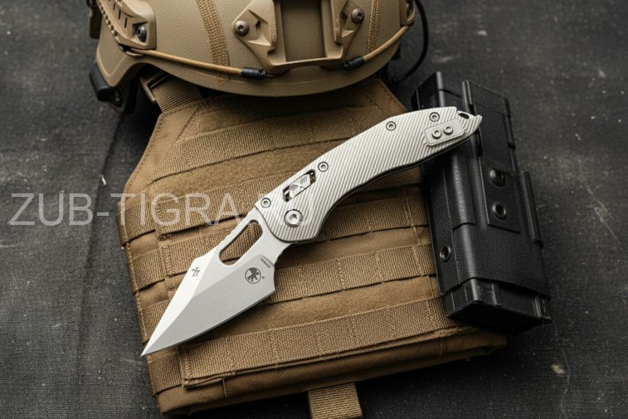 Нож Microtech Borka Stitch Titan Ram Lok