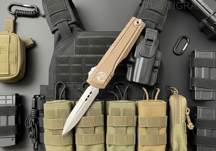 Нож Microtech Knives Luminary SureFire Brown