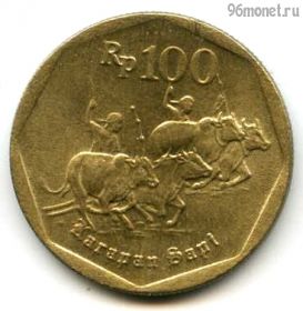 Индонезия 100 рупий 1996