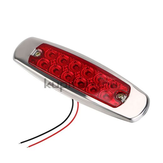 Светодиодный габаритный фонарь 2 Ватт боковой красный свет 24 Вольт комплект 2 шт GB2052