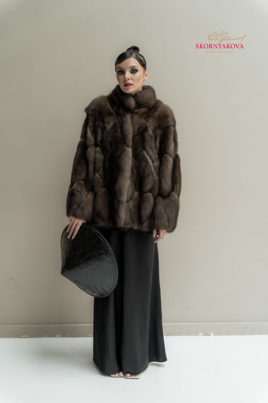 шуба соболь короткая