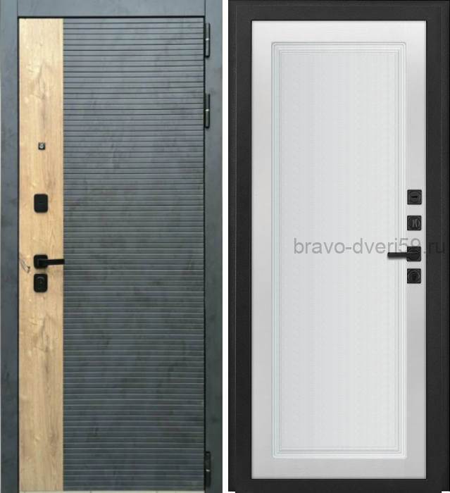 Входная дверь 3К Матрикс Бетон графит