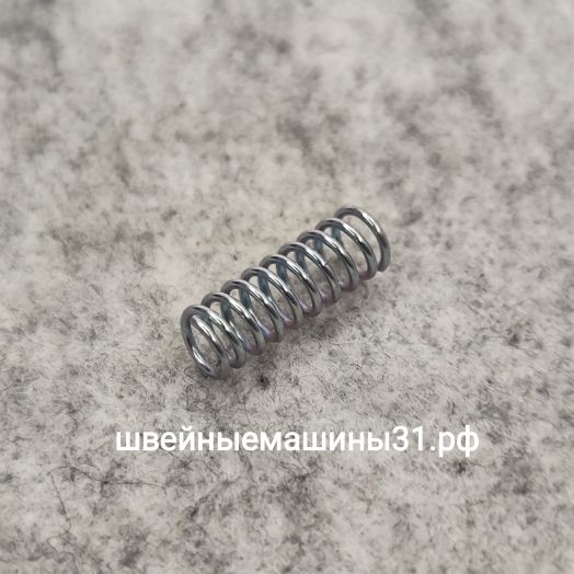 Пружина механизма нажима лапки малая Juki 735 и др. Диаметр внешний 7 мм; длина 20 мм.     Цена 190 руб.