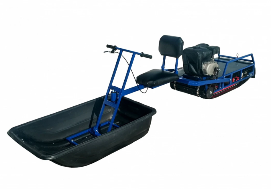 Мотобуксировщик толкач Альбатрос-XL8 с модулем. Без фары, склизы