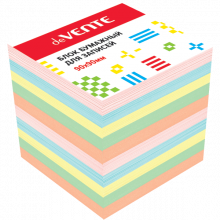 Блок бум цв 9*9*9см deVENTE непроклеенный 5цв 10 слоев