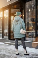 Куртка верблюжья шерсть арт.318 [бирюзовый]