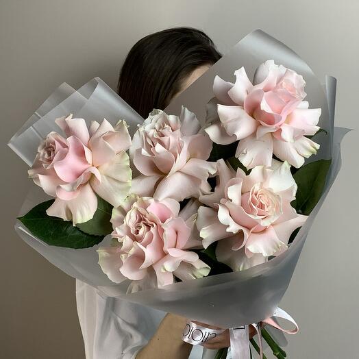 Букет "Кристальная весна" из французских роз