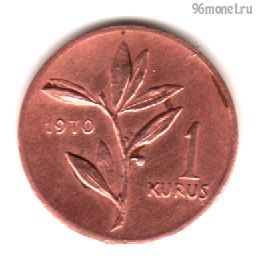 Турция 1 куруш 1970