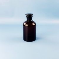 Склянка (штанглас) Labdevices, 500 мл, темное стекло, с притёртой пробкой, узкое горло
