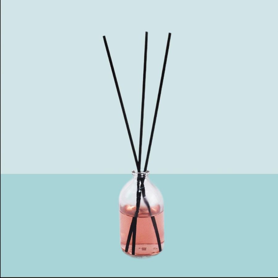 Флаконы 100 мл для диффузоров,светлое стекло 3-го класса, круглый скат, 63 шт, G20, гладкое горло, с резиновыми пробками, Labdevices