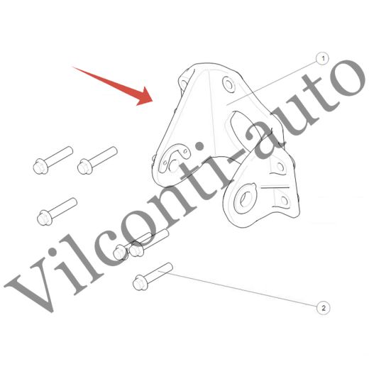 КРОНШТЕЙН ДВИГАТЕЛЯ TANK 500 1001040XEZ01 100% ОРИГИНАЛ