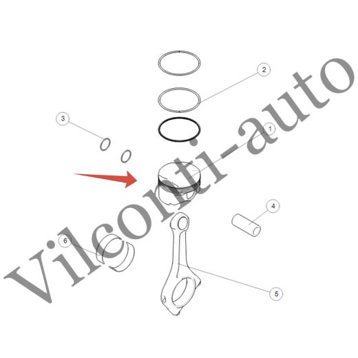 ПОРШЕНЬ ДВИГАТЕЛЯ TANK 500 1004410XEZ01-B 100% ОРИГИНАЛ