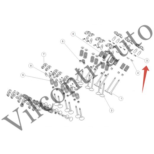 ФИКСАТОР КЛАПАНА TANK 500 1007014XEC01 100% ОРИГИНАЛ