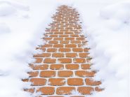 Фон полы "Snow floor №2"