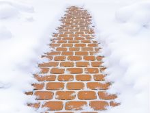 Фон полы "Snow floor №2"