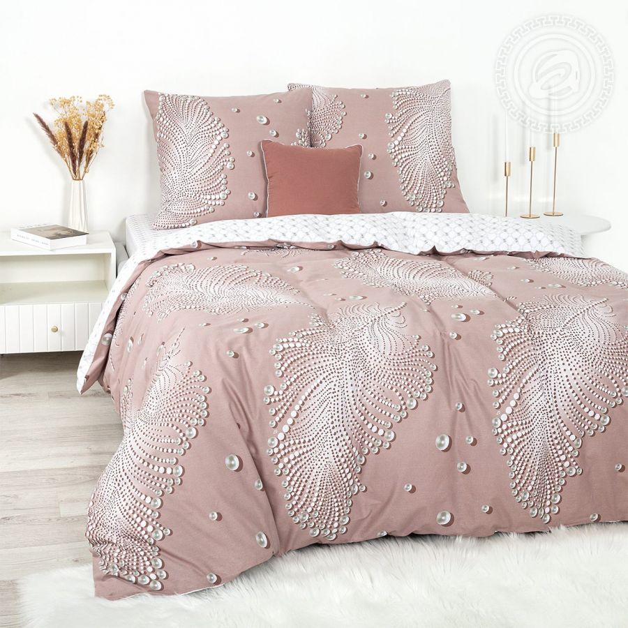 «Ожерелье» (DE LUXE) постельное белье Поплин Евро