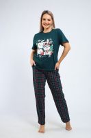 664 Пижама Зайки [зеленый]
