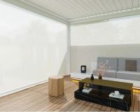 Пергола биоклиматическая Aquaviva Авангард, монтаж к стене (ручное управление ламелями)