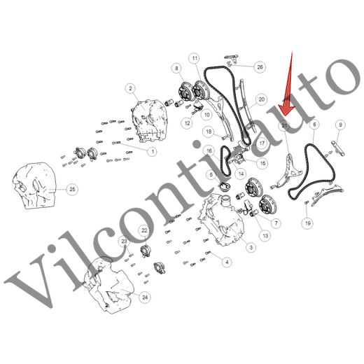 БАШМАК НАТЯЖИТЕЛЯ ЦЕПИ ГРМ TANK 500 1021410XEZ01 100% ОРИГИНАЛ