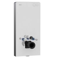 Инсталляционный модуль внешнего монтажа ABBER AC0107MW для подвесного унитаза, белый