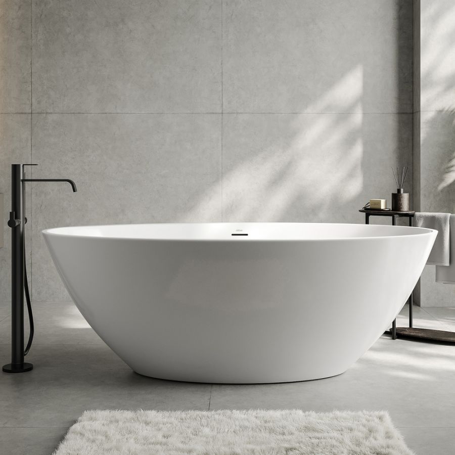 Акриловая ванна ABBER AB9249-1.6 белая