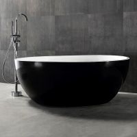 Акриловая ванна ABBER AB9279MB черная матовая