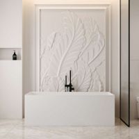 Ванна из искусственного камня ABBER Stein AS9640-1.5 белая матовая