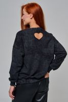 67189 толстовка женская [черный винтаж]