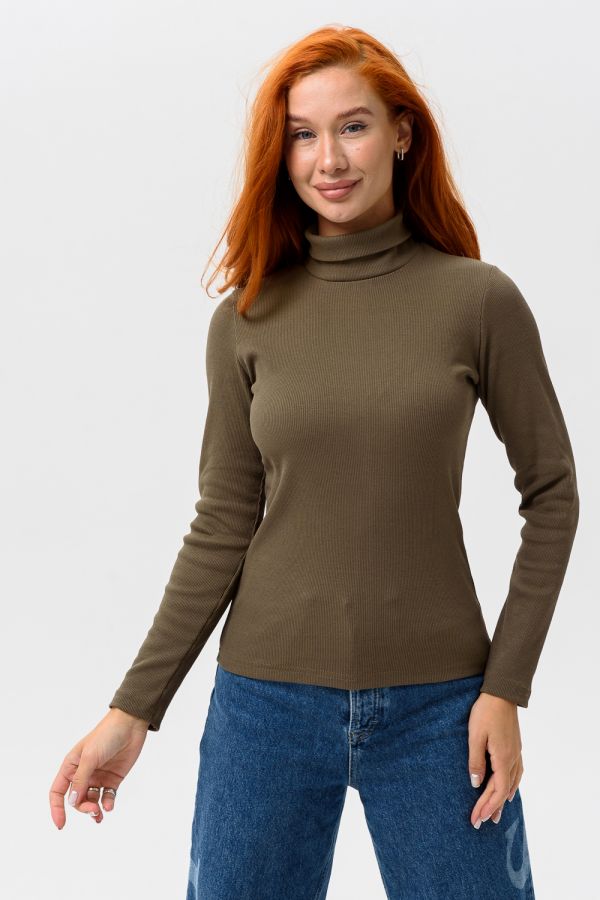 14439/1 Водолазка женская [хаки]