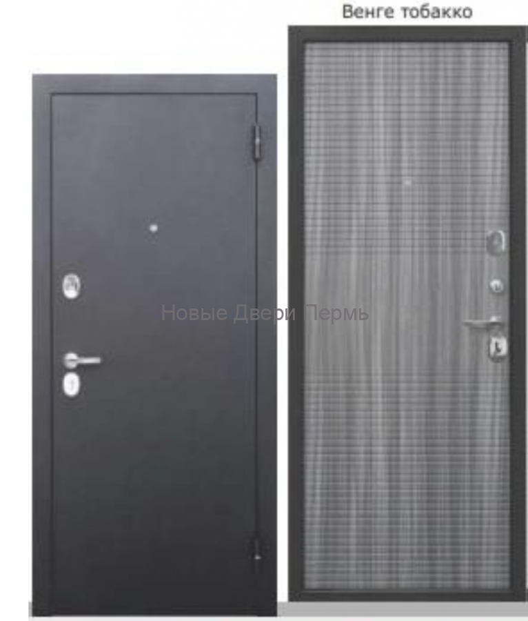 Входная дверь ГАРДА Муар 7,5 см Венге Табакко – металлическая утеплённая дверь с замками КАРАТ