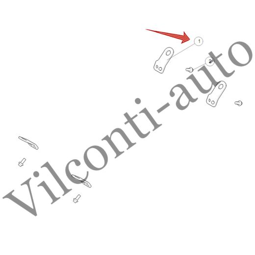 КРЮК ПОДВЕСА ДВИГАТЕЛЯ TANK 500 1024012XEC01 100% ОРИГИНАЛ