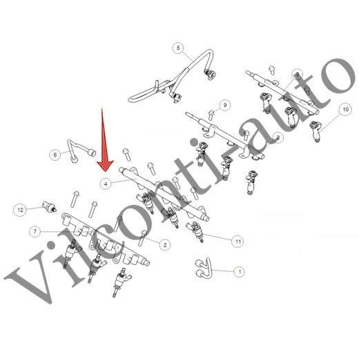 ФОРСУНКА ТОПЛИВНАЯ ЛЕВАЯ TANK 500 1100110XEZ01 100% ОРИГИНАЛ