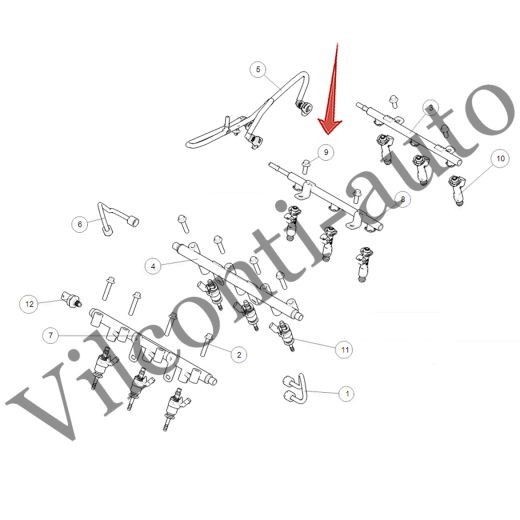 БОЛТ С ШЕСТИГРАННОЙ ГОЛОВКОЙ И ФЛАНЦЕМ TANK 500 Q1840820FD720E 100% ОРИГИНАЛ